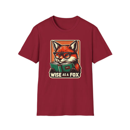 Fox Graphic Tee - Wise as a Fox Unisex Softstyle T-Shirt