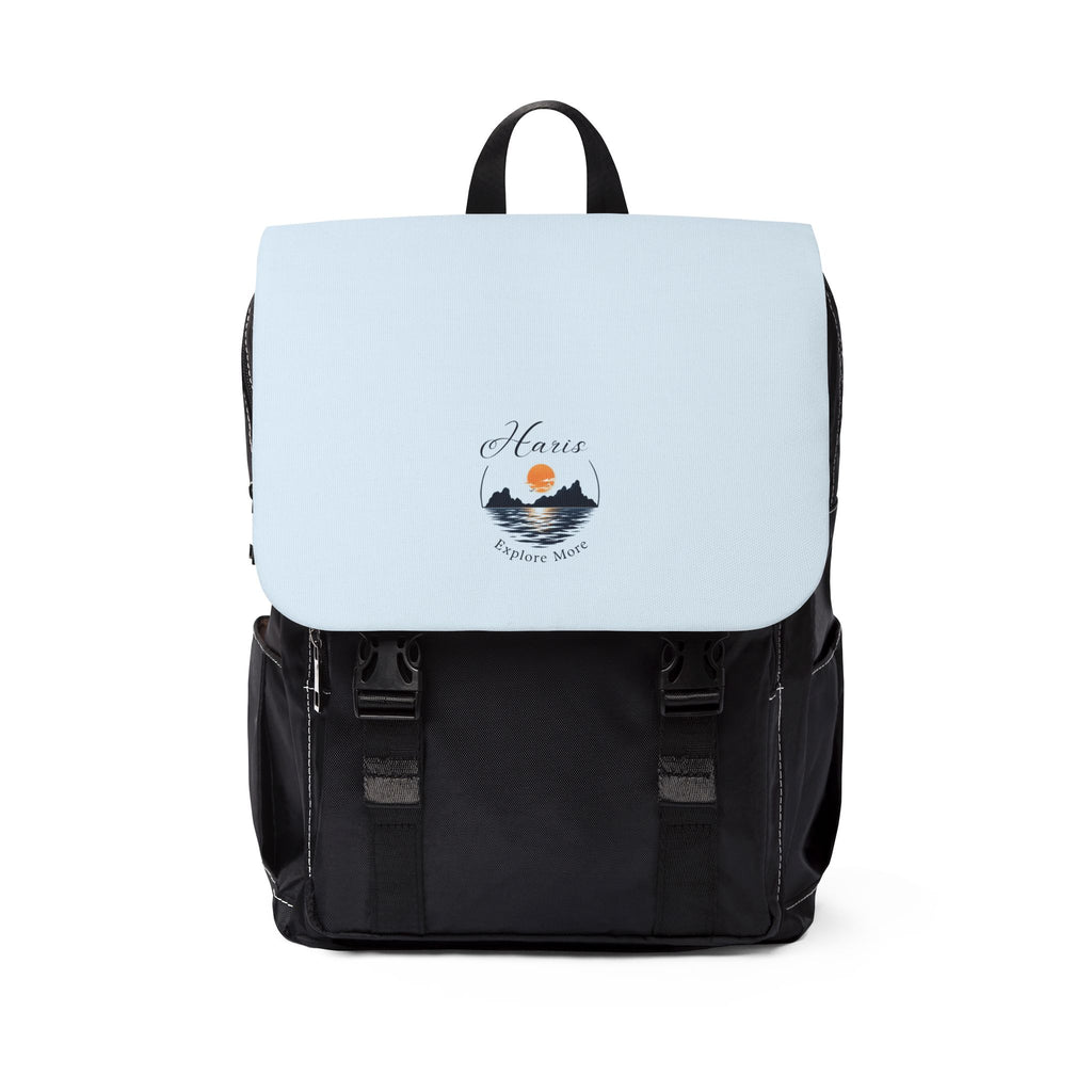 Personalised Adventure Backpack — Explore More Canvas Rucksack