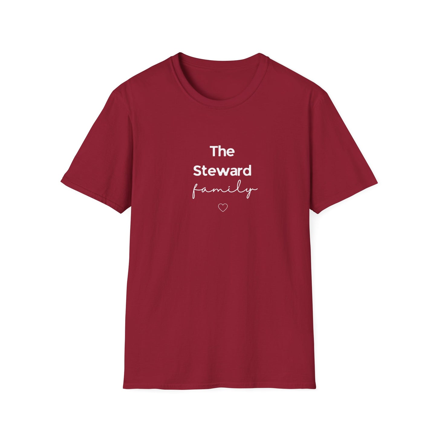 Family T-Shirt | Personalised Script Tee | Custom Last Name Gift