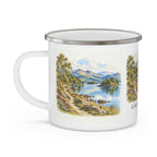 Personalised Loch Lomond Enamel Camping Mug, 12oz