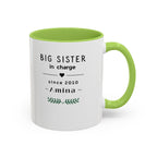 Personalised Sister Mug | Big Sister, Middle Sister or Little Sister | Custom Name Gift