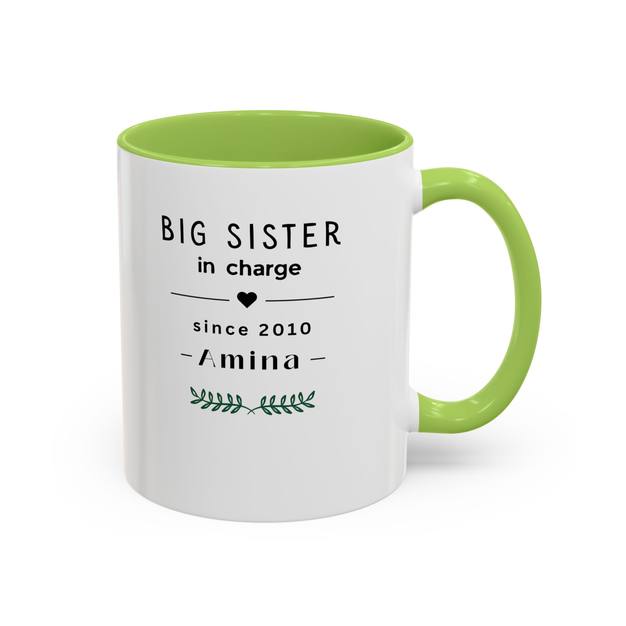 Personalised Sister Mug | Big Sister, Middle Sister or Little Sister | Custom Name Gift