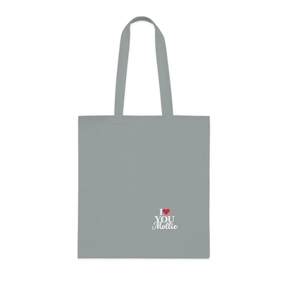 Personalised 'I Love You' Tote Bag | Custom Name Cotton Gift Tote - Alley Crafters