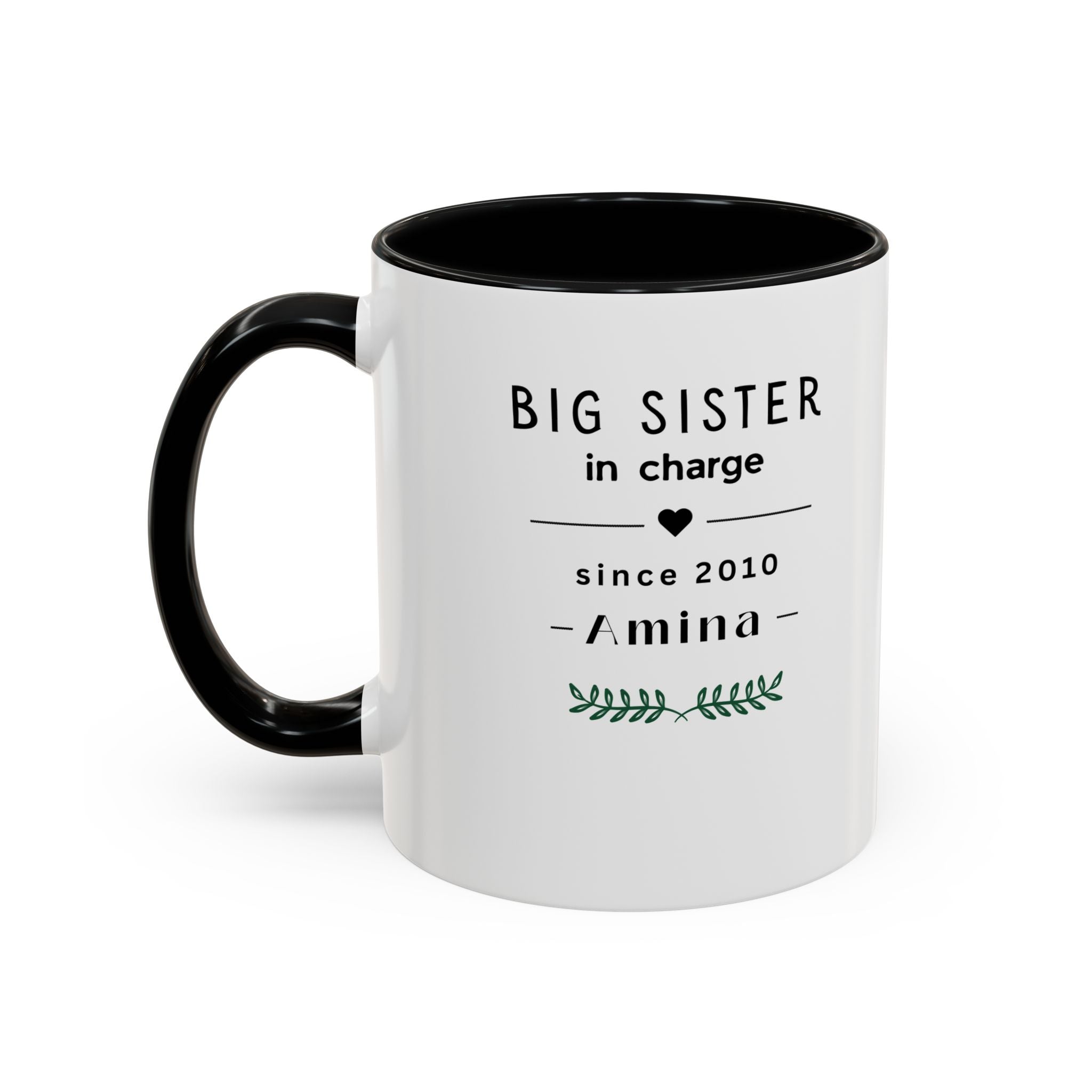 Personalised Sister Mug | Big Sister, Middle Sister or Little Sister | Custom Name Gift