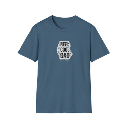 Reel, Cool, Dad Coffee Mug Graphic T-Shirt — Funny Dad Tee