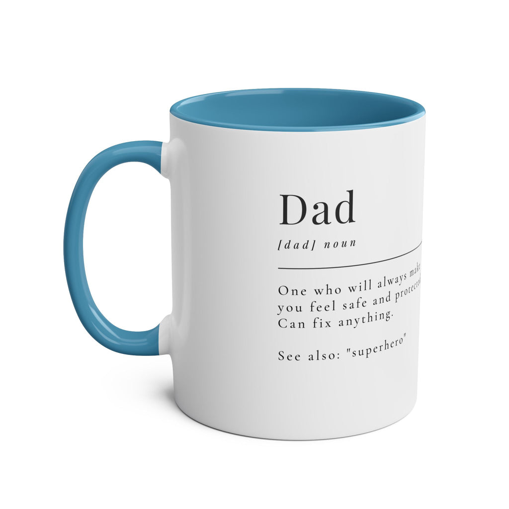 Personalised Dad Photo Mug – Dad Definition Gift - #AlleyCrafters