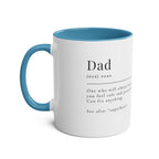 Personalised Dad Photo Mug – Dad Definition Gift - #AlleyCrafters