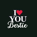 Personalised 'I Love You' Tote Bag | Custom Name Cotton Gift Tote - Alley Crafters