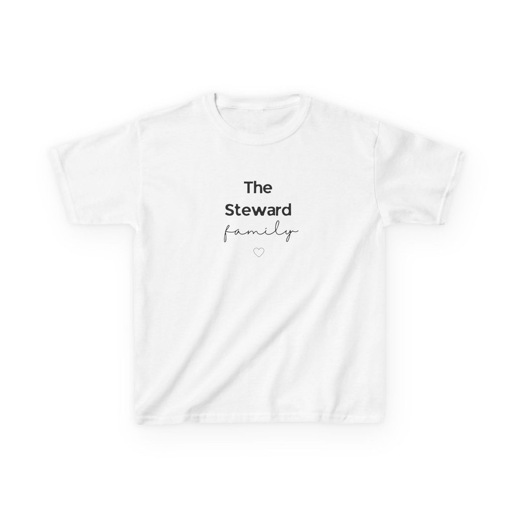 Kids' Personalised Family Name Tee | Matching Family Gift