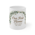 Personalised Our First Home Mug | Couples Housewarming Gift with Names & Year UK