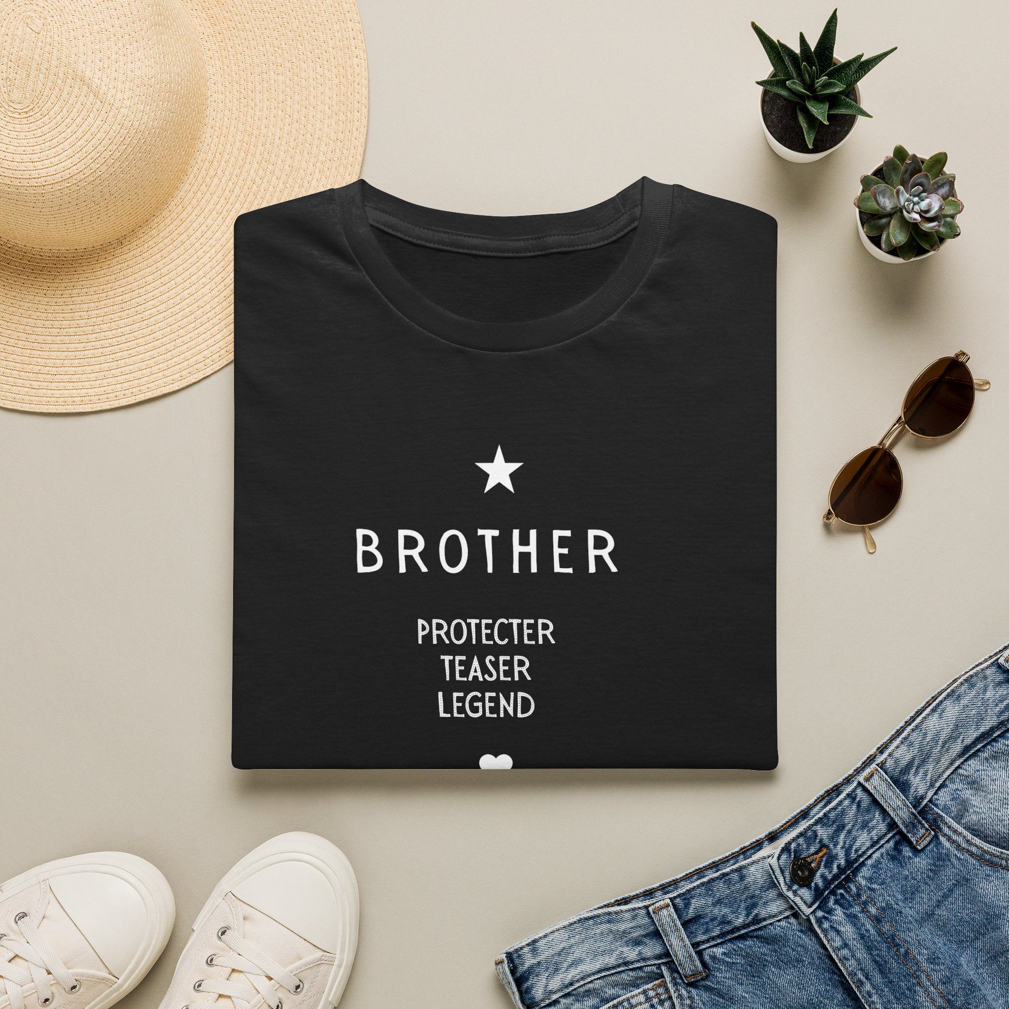 Personalised Brother T-Shirt | Protector Teaser Legend | Custom Name Gift