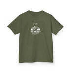 Kids' Personalised Mountain T-Shirt — "One More Hill? Seriously?"