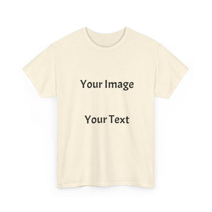 Custom Image and Text Unisex T-Shirt