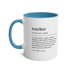 Teacher Definition Mug – Two-Tone Thank You Teacher Gift - #AlleyCrafters