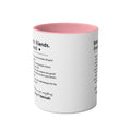 Best Friends Definition Coffee Mug — Personalized Friendship Gift (11oz Two-Tone)
