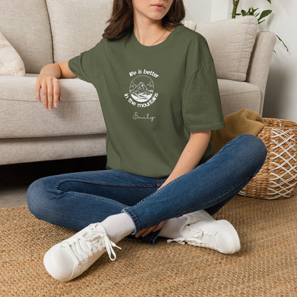 Mountain Adventure T‑Shirt — "Life Is Better in the Mountains" Scenic Tee