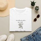 Mama Est. 2015 Floral T-Shirt | Personalised Mother's Day Gift