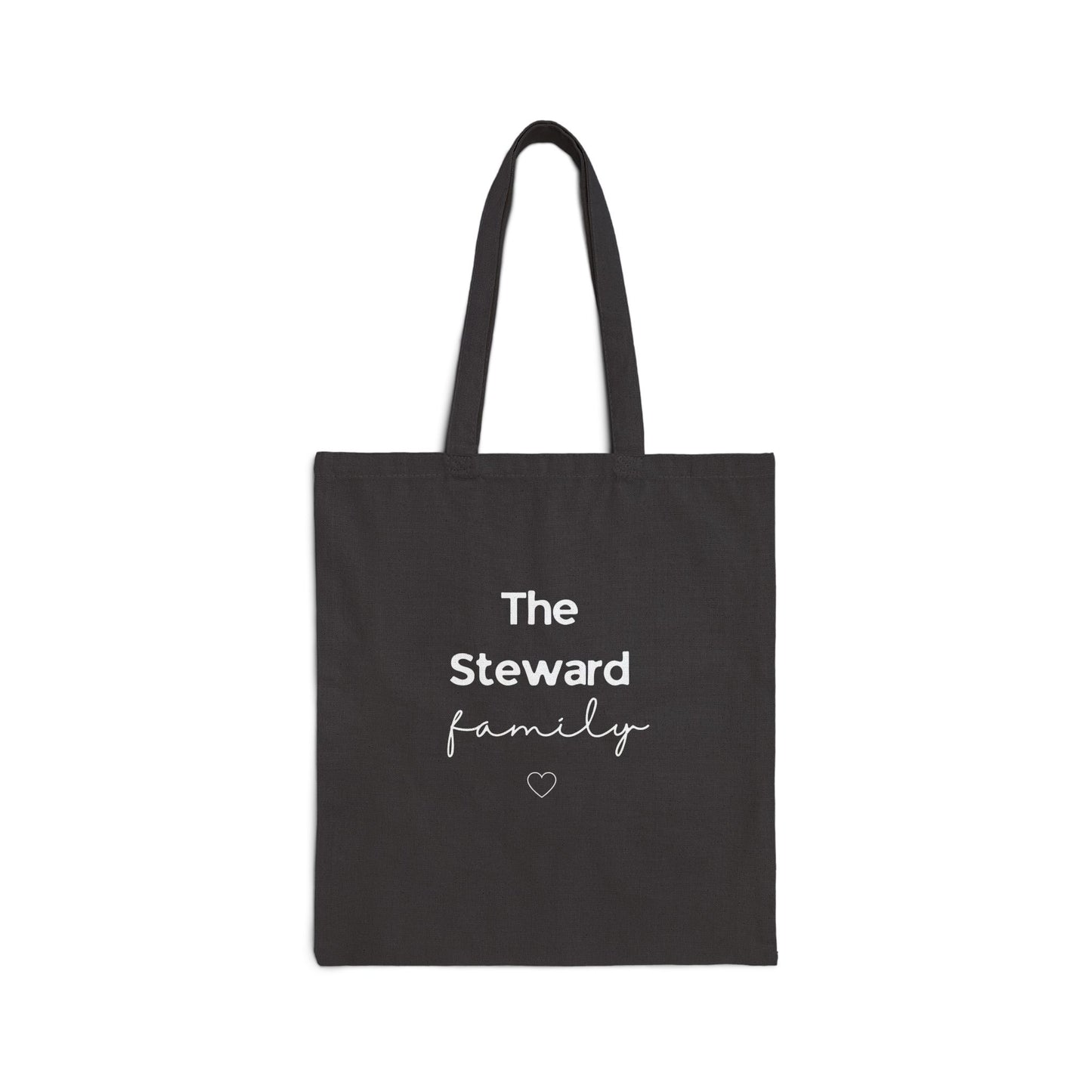 Personalised Family Name Canvas Tote Bag — Custom Family Gift | Reusable Shopper UK