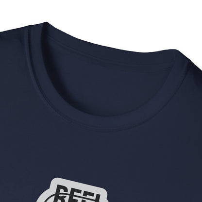 Reel, Cool, Dad Coffee Mug Graphic T-Shirt — Funny Dad Tee