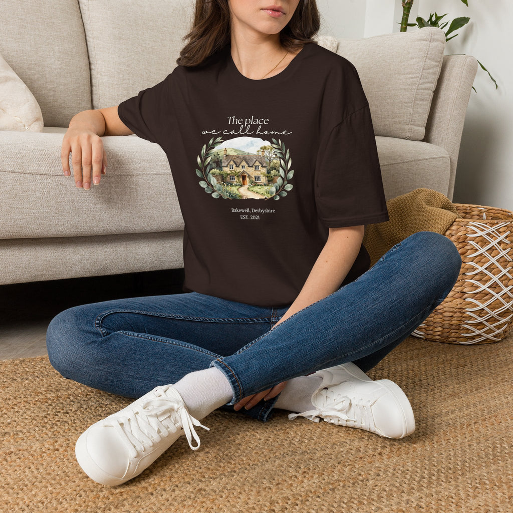 Cottage T-Shirt | The Place We Call Home | Vintage Floral Design