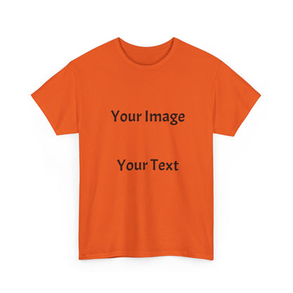 Custom Image and Text Unisex T-Shirt