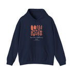 Personalised Rise Like Wildflowers Hoodie, Navy or Black