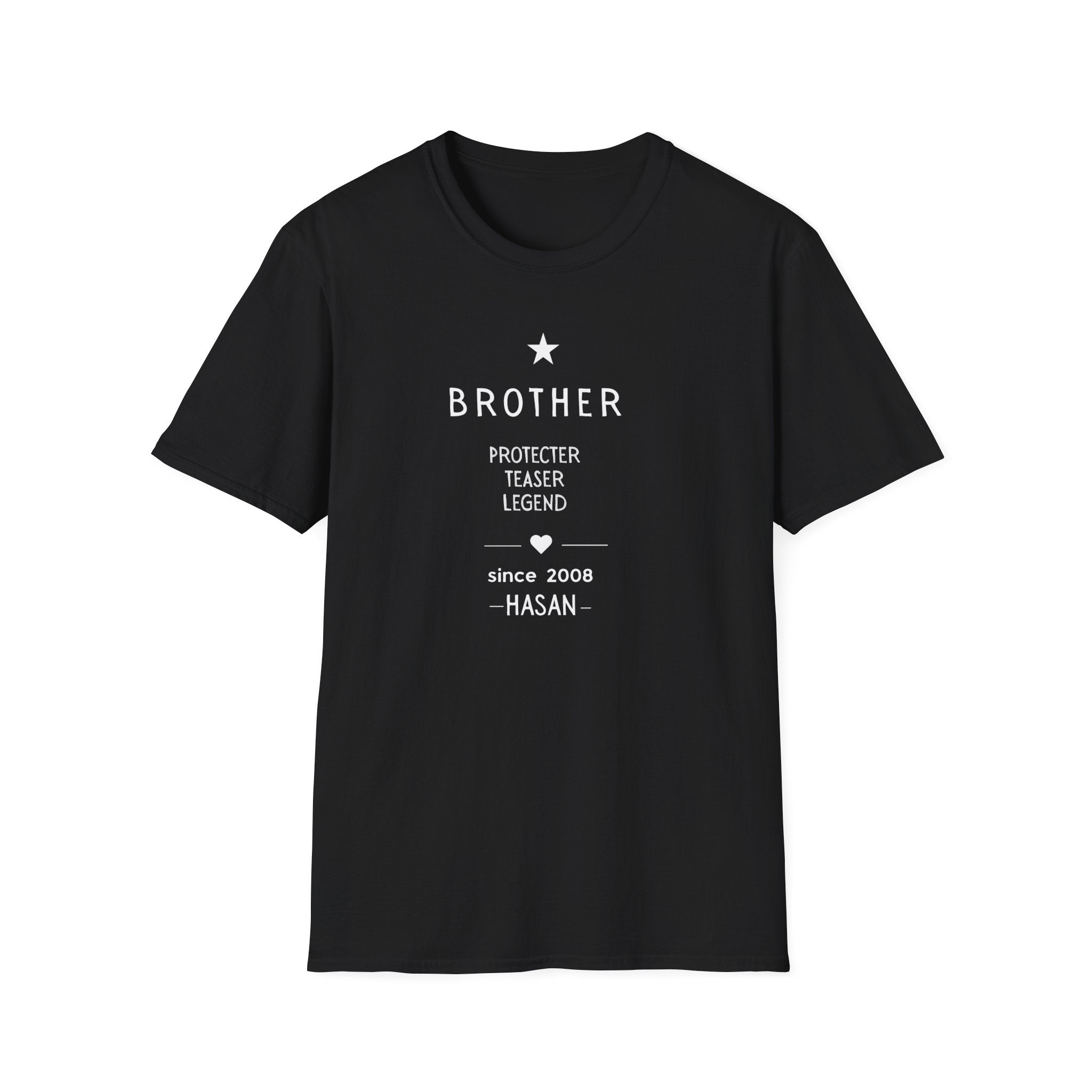 Personalised Brother T-Shirt | Protector Teaser Legend | Custom Name Gift