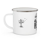 Personalised Enamel Camping Mug — "The Best Memories Are Made on Country Walks"