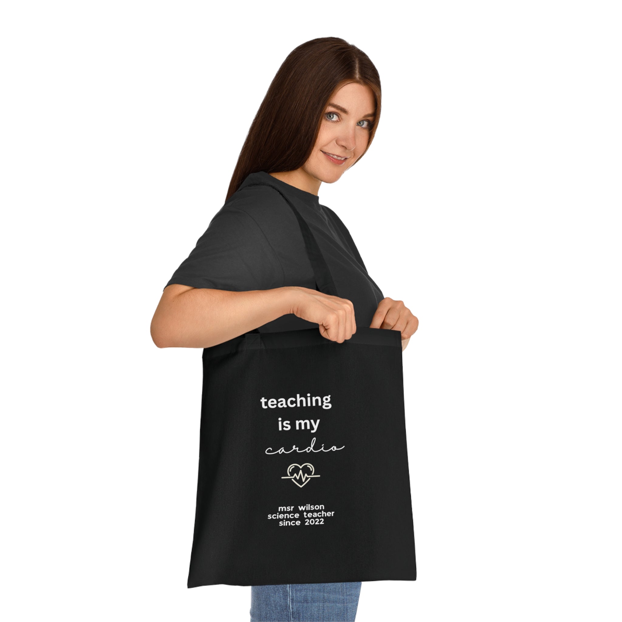 Teaching Is My Cardio — Personalised Teacher Tote Bag