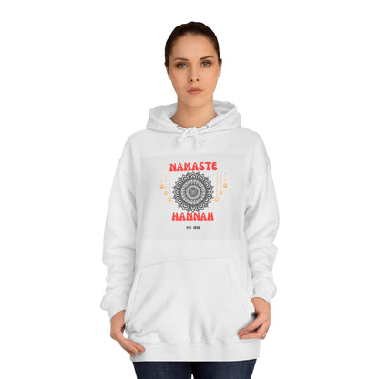Namaste [Your Name] Custom Hoodie - Premium Quality by Alley Crafters