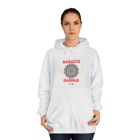 Namaste [Your Name] Custom Hoodie - Premium Quality by Alley Crafters