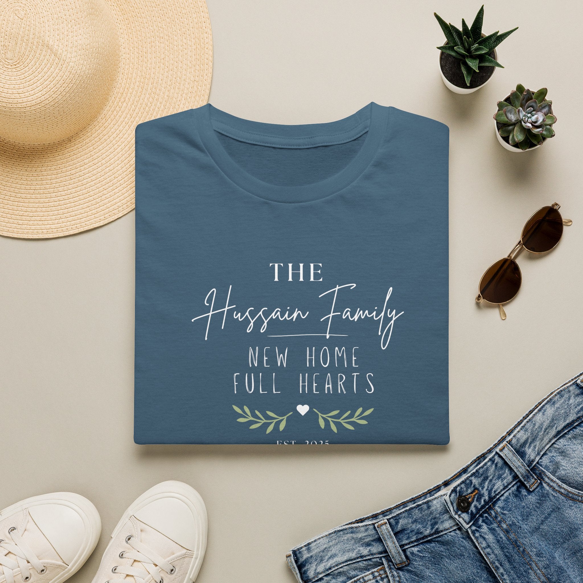Personalised 'The [Name] Family' New Home T-Shirt | Housewarming Gift