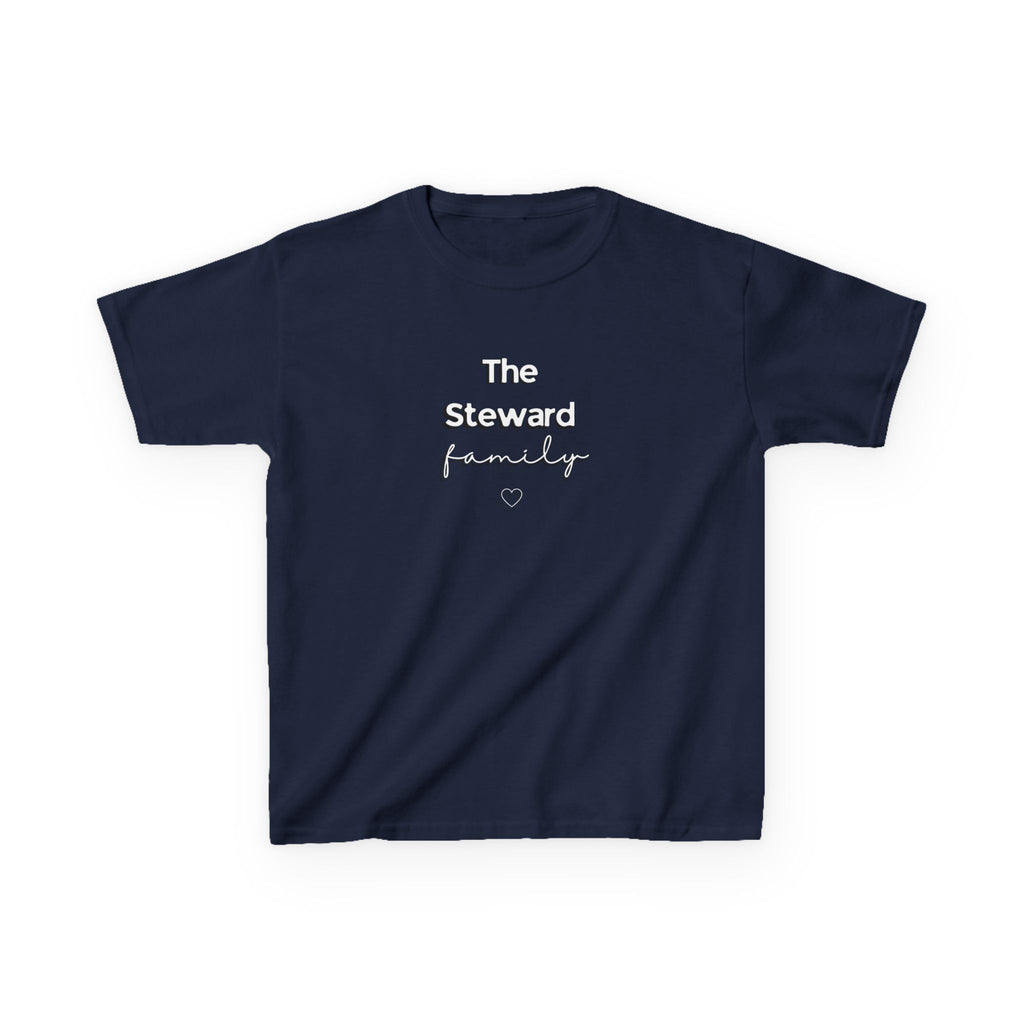 Kids' Personalised Family Name Tee | Matching Family Gift
