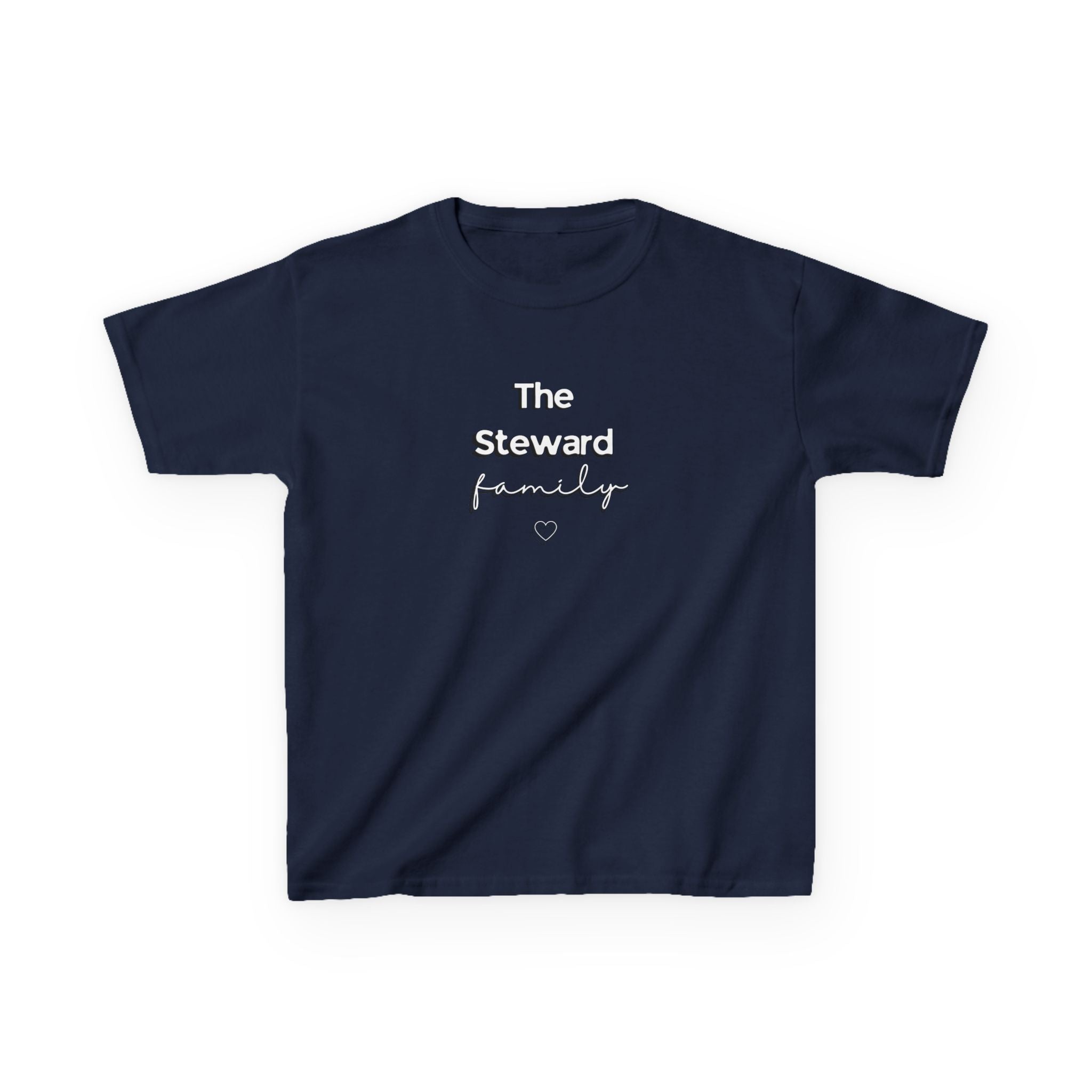 Kids' Personalised Family Name Tee | Matching Family Gift