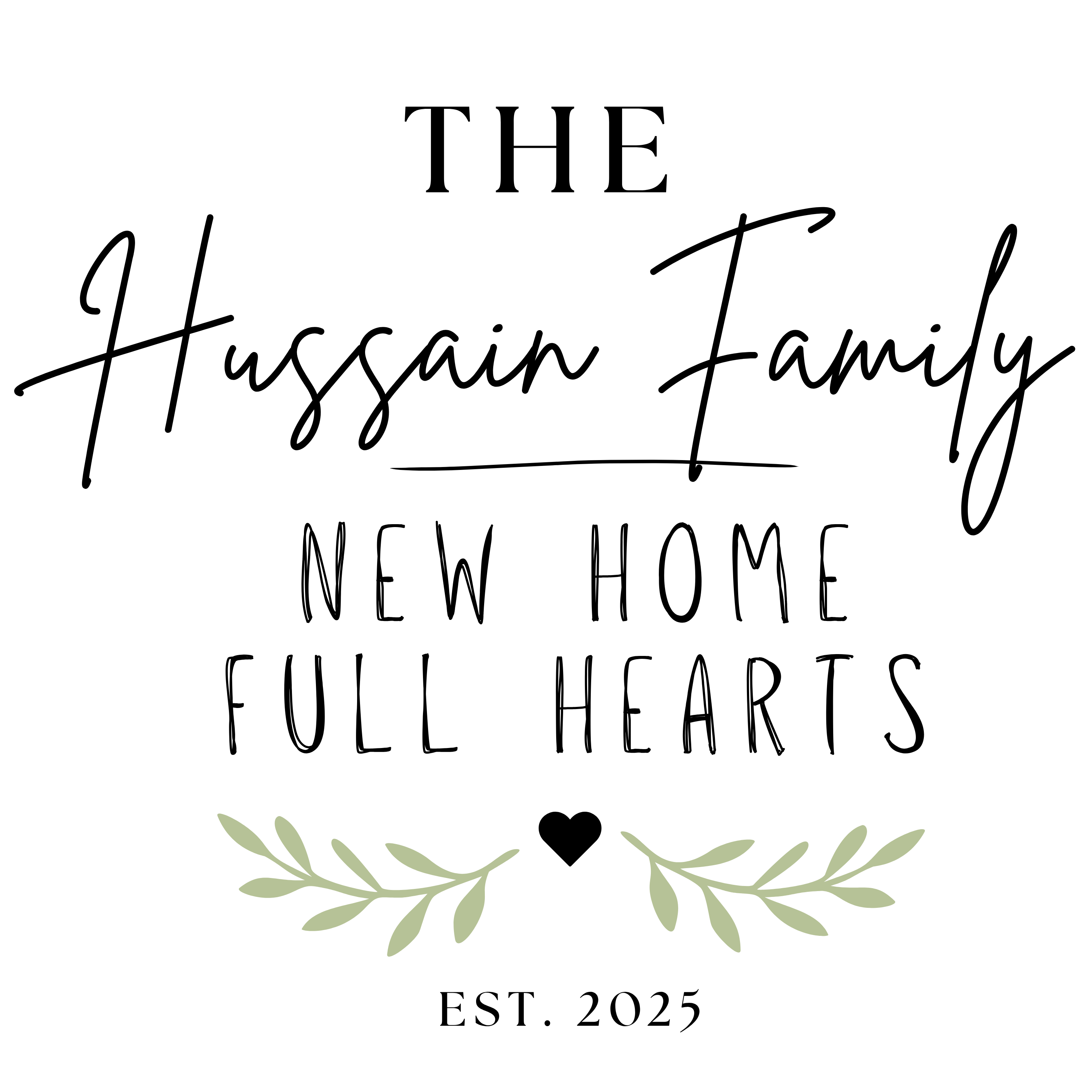 Personalised 'The [Name] Family' New Home T-Shirt | Housewarming Gift