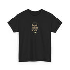 Black T-shirt, “best mum ever” chest print, short sleeves