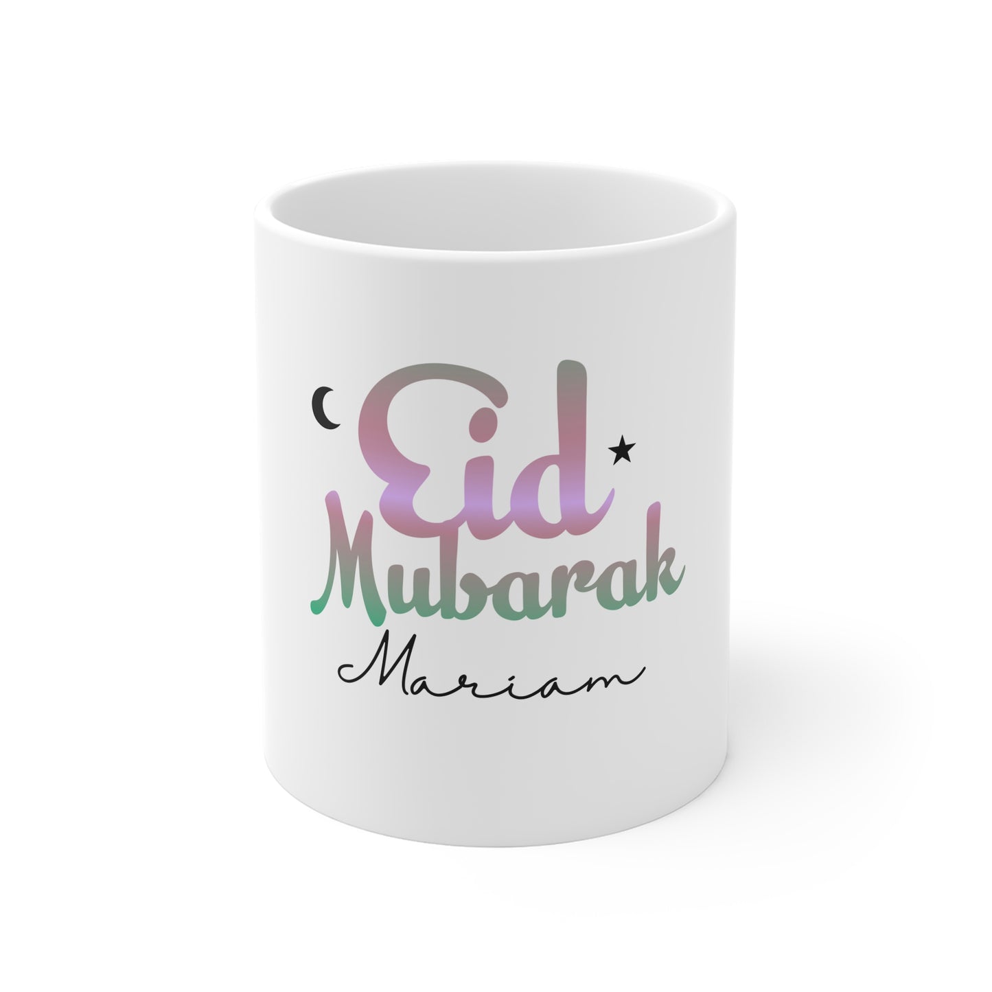 Personalised Eid Mubarak Mug — Custom Name Ramadan Gift Coffee Cup