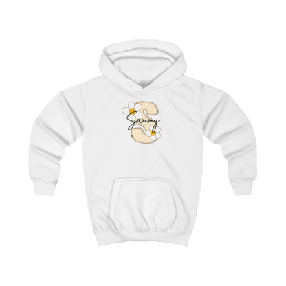 Summer Vibes Kids Hoodie personalised with Floral Design