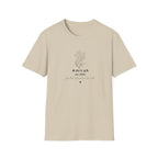 Personalized Floral Name T-Shirt — “Amirah est. 1994” Minimal Botanical Tee