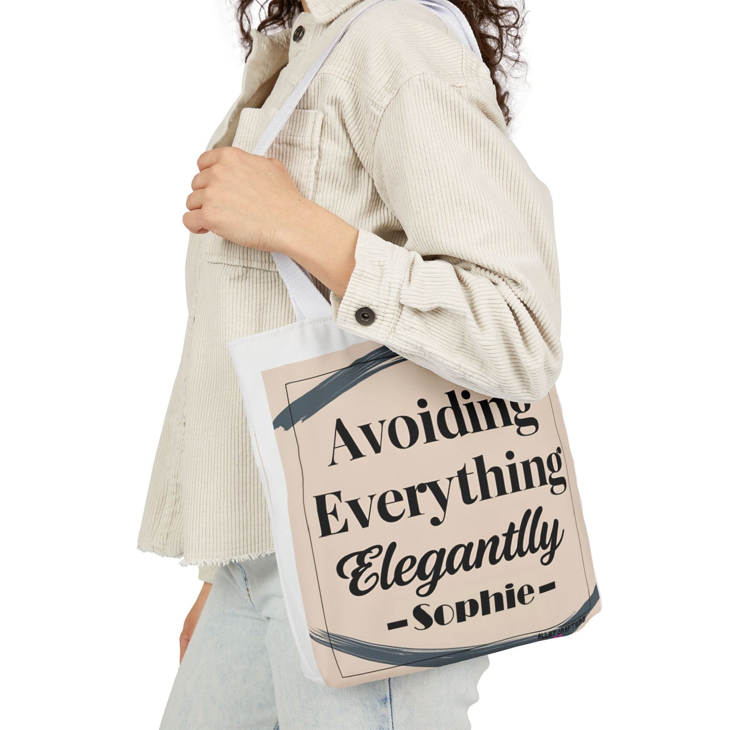 'Avoiding Everything Elegantly' Tote Bag