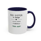 Personalised Sister Mug | Big Sister, Middle Sister or Little Sister | Custom Name Gift