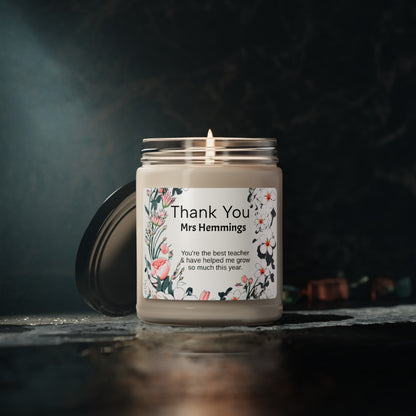 Teacher Gift Appreciation Candle