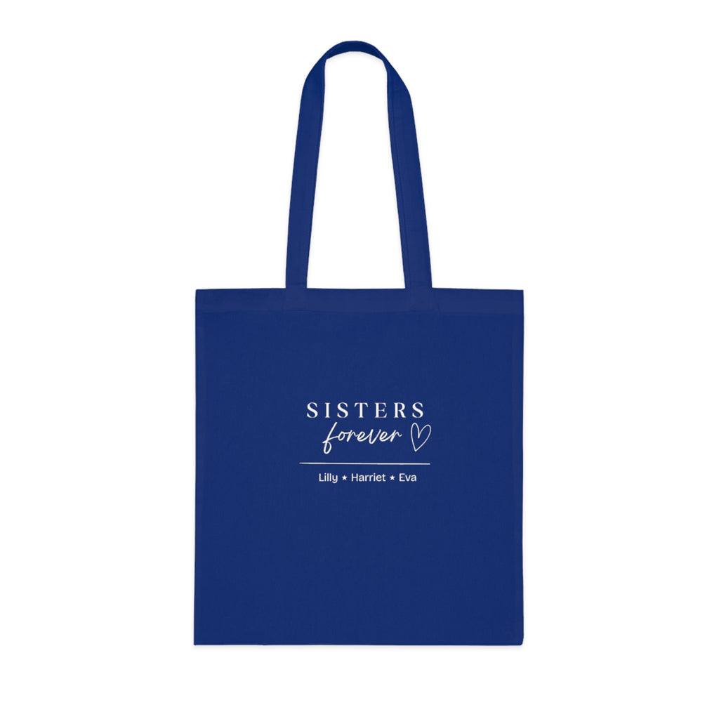 Personalised Sisters Forever Tote Bag | Sister Gift Cotton Tote