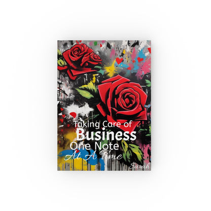 Personalised Name - 'Taking Care Of Business, One Note At A Time.'