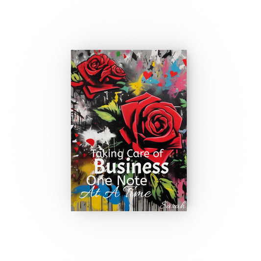 Personalised Name - 'Taking Care Of Business, One Note At A Time.'