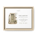 Personalised House Name Canvas Print — New Home & Housewarming Gift - AlleyCrafters