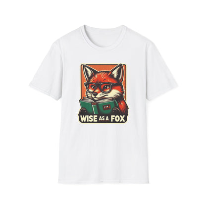 Fox Graphic Tee - Wise as a Fox Unisex Softstyle T-Shirt