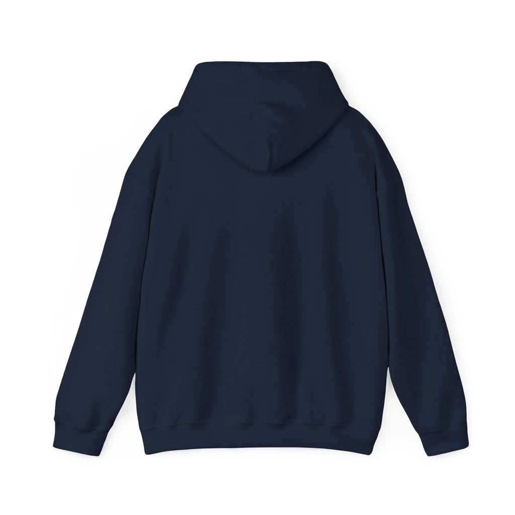 Navy child hoodie with pullover hood and kangaroo pocket