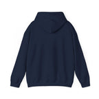 Navy child hoodie with pullover hood and kangaroo pocket