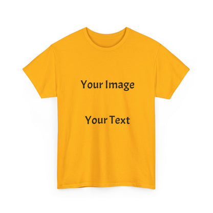 Custom Image and Text Unisex T-Shirt